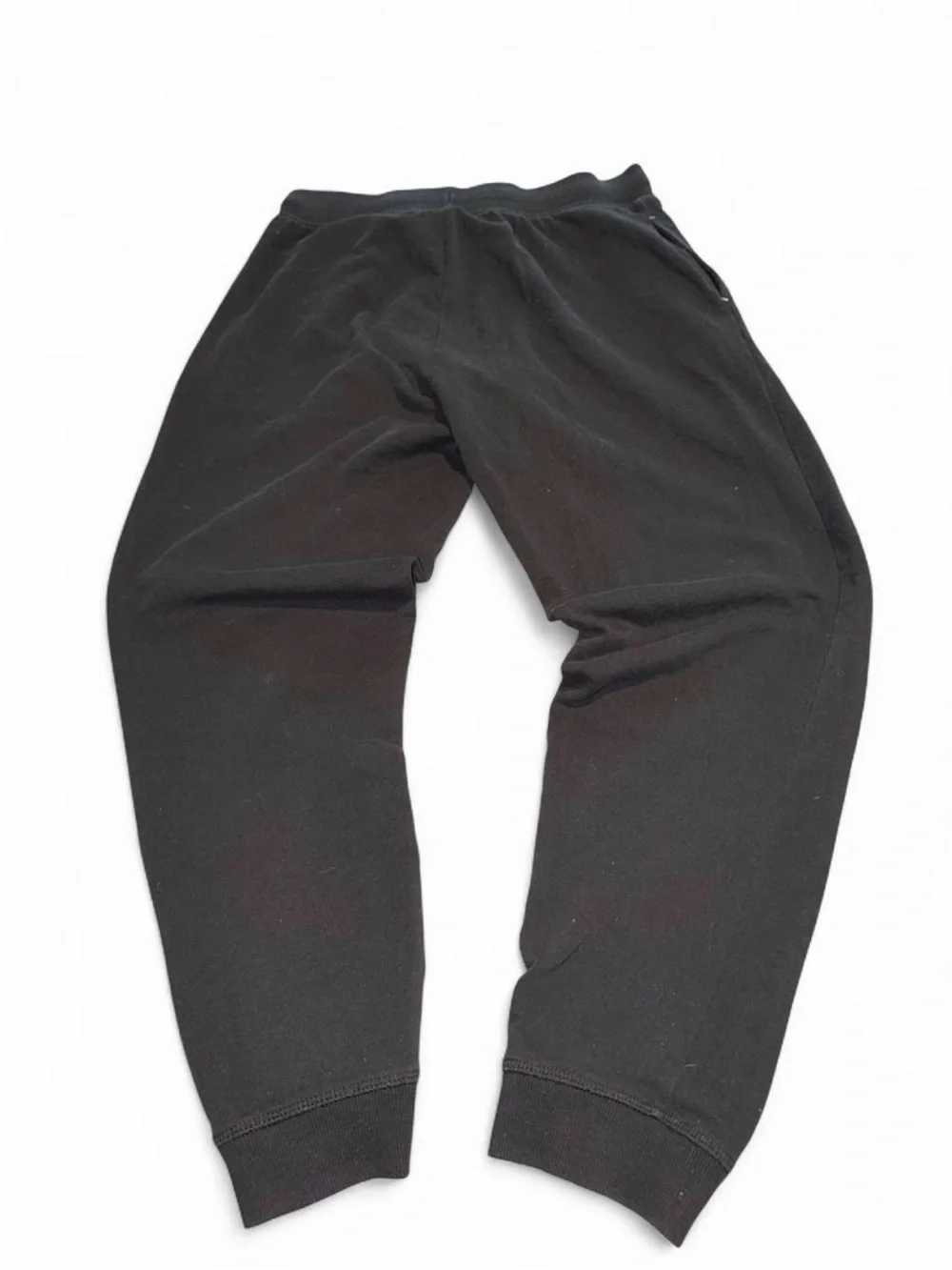 Calvin Klein Black Logo Jogger Sweatpants with Drawstring